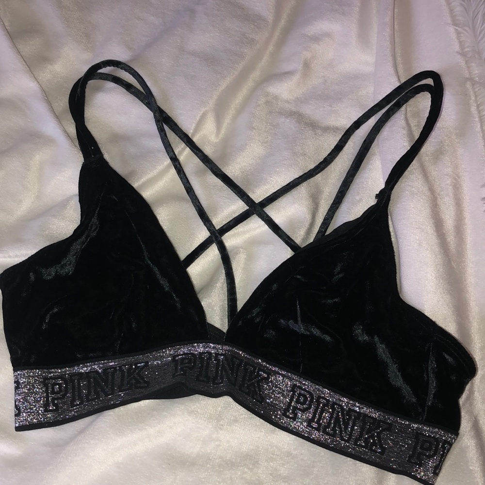 VS PINK velvet bralette